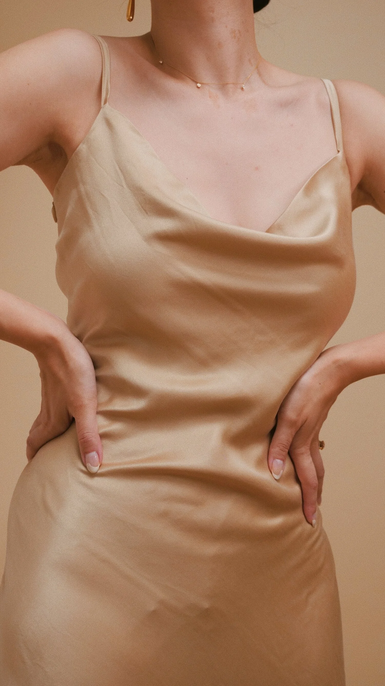 Cowl neck dress hotsell